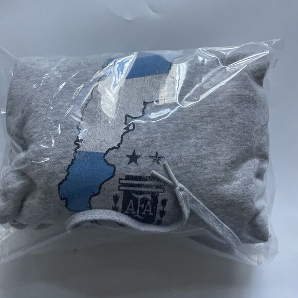 Adidas Argentina Hooded Sweatshirt Womens XL CROPPED Hoodie National Team‎ - Picture 8 of 8